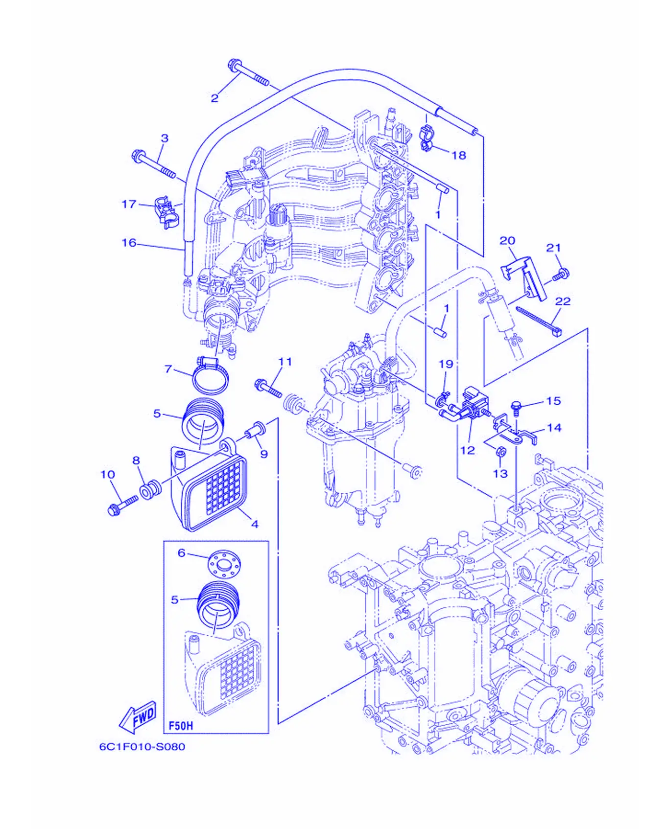 インテーク 2爆炸图